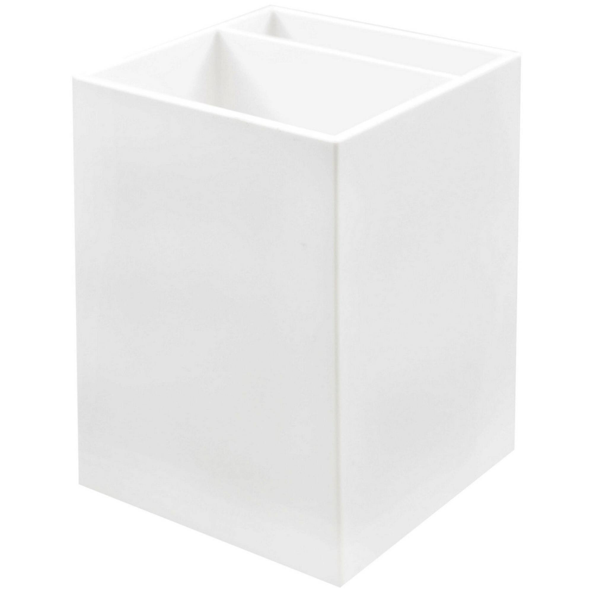 JAM Paper White Stackable Deluxe Desktop Organizer Set